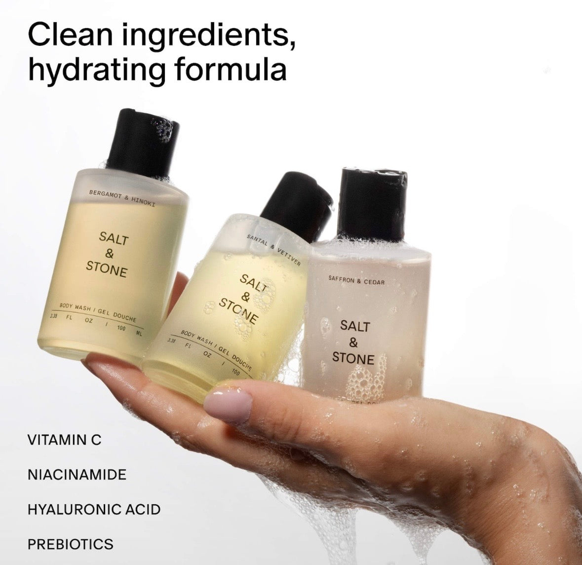 Salt & Stone Mini Body Wash Discovery Set