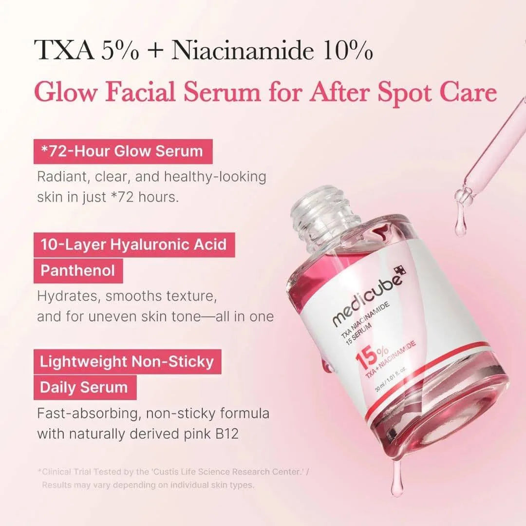 medicube TXA+Niacinamide 15% Glow Facial Serum